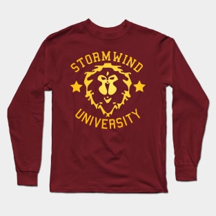 Stormwind University World Of Warcraft Tee Long Sleeve T-Shirt